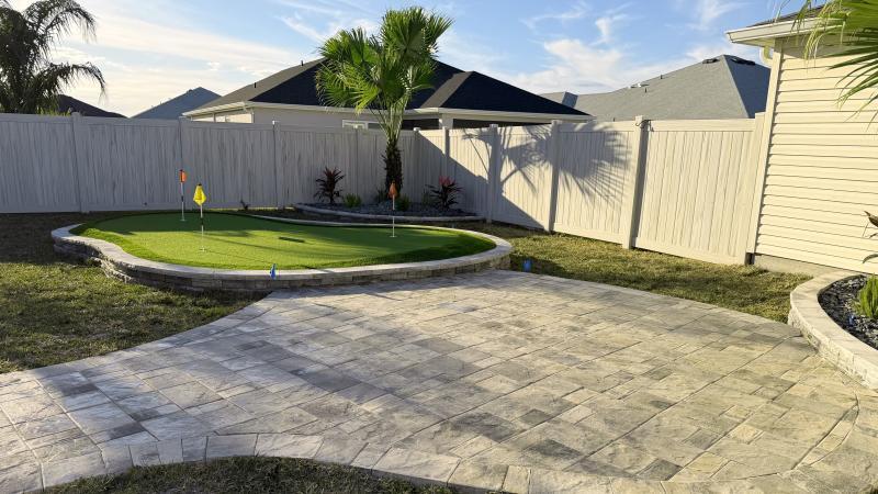 Backyard Putting Greens in Central Florida